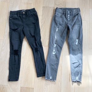 Set of 2 Girls Skinny Jeans